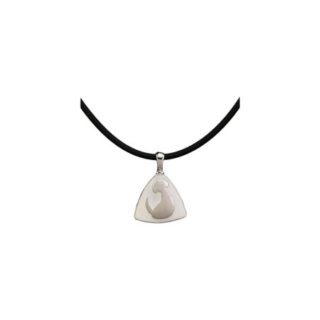 Damenanhänger Pet Zen 15 X 16 MM Silberfarben