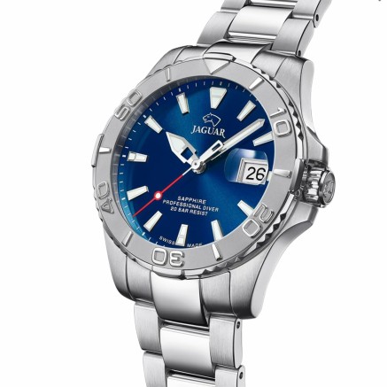 Herrenuhr Jaguar Silberfarben 2