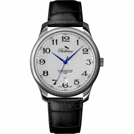 Orologio Uomo Bellevue B.65 Nero Grigio (Ø 35 mm)