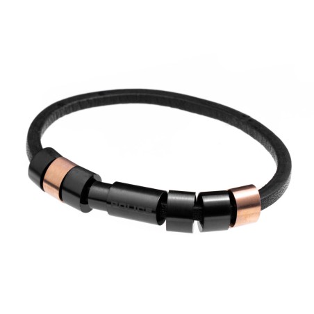 Bracelet Homme Police PJ.22653BLR/03-19 Cuir Acier inoxydable (Taille