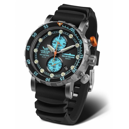 Horloge Heren Vostok Zwart Grijs