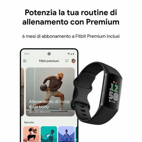 Orologio Uomo Fitbit 431BKBK Nero