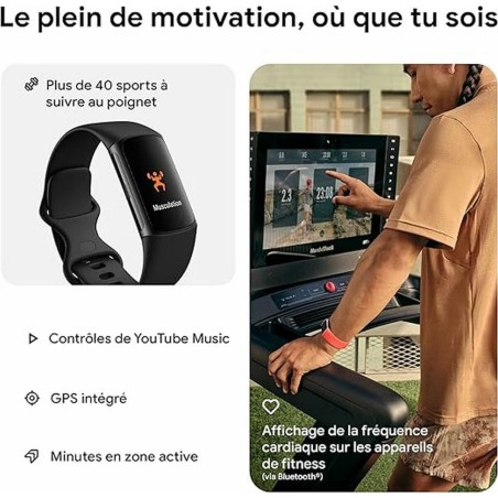 Orologio Uomo Fitbit 431BKBK Nero