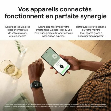 Smartwatch Google Gris Plateado 1,2" 1,6" 2