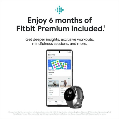 Smartwatch Google Grigio Argentato 1,2" 1,6"