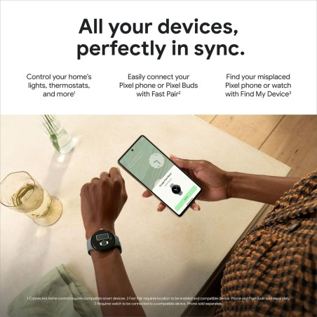 Smartwatch Google Grigio Argentato 1,2" 1,6"