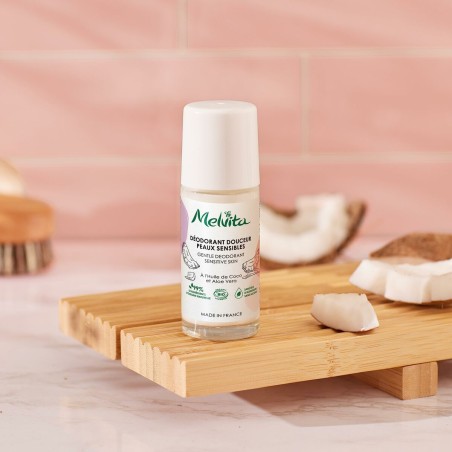 Roll-On Deodorant Melvita Los Esenciales De Higiene 50 ml Empfindliche