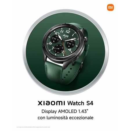 Smartwatch Xiaomi BHR9197GL Plateado 1,43"