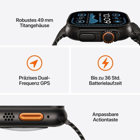 Smartwatch Apple MX4Q3FD/A grün 1,92" 49 mm