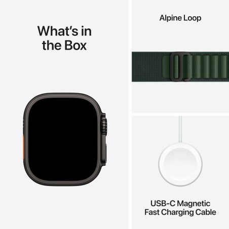 Smartwatch Apple Watch Ultra 2 Green 1,92" 49 mm Titanium Black