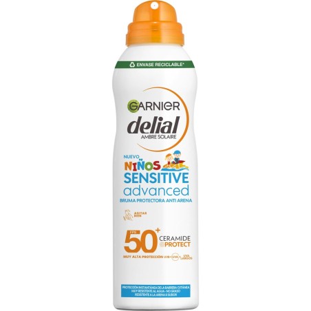 Brume Solaire Antisable Garnier Sensitive Advanced Enfant SPF 50+ 150