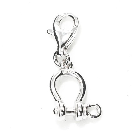 Abalorio Mujer Xenox CHARM_MOSQUETON Plateado 1 cm