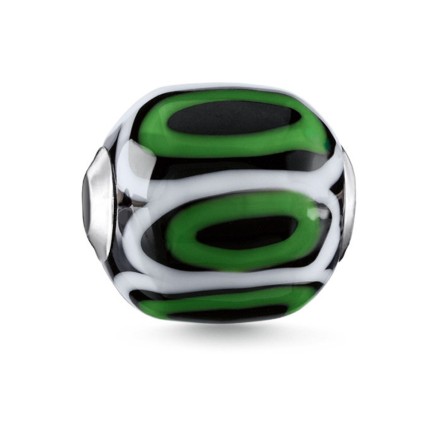 Perlina Donna Thomas Sabo SET0359-494-11-L2291 Verde 1,1 cm
