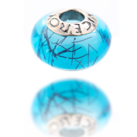 Perle de verre Femme Viceroy VMB0055-13 Bleu 1 cm 2