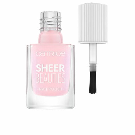 Esmalte de uñas Catrice Sheer Beauties Nº 040 Fluffy Cotton Candy 10