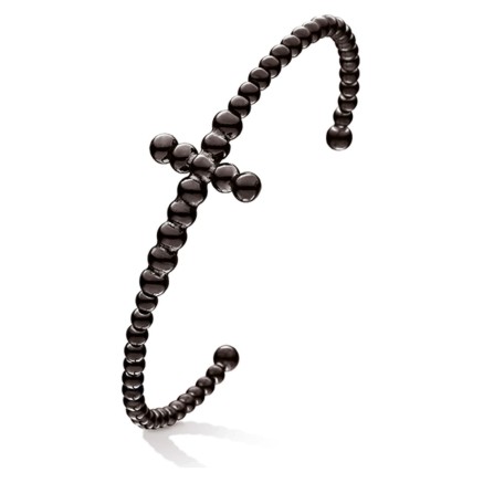 Armband Folli Follie 1B17T001K Zwart (17 cm)