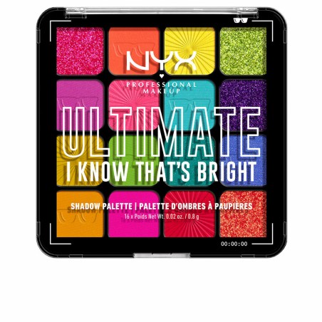 Paleta de Sombras de Ojos NYX Ultimate I know that's bright 16 x 0,83