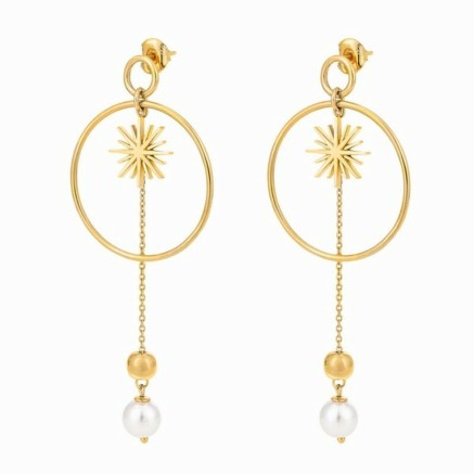 Oorbellen Dames Folli Follie 3E19S130YW (7,3 cm)