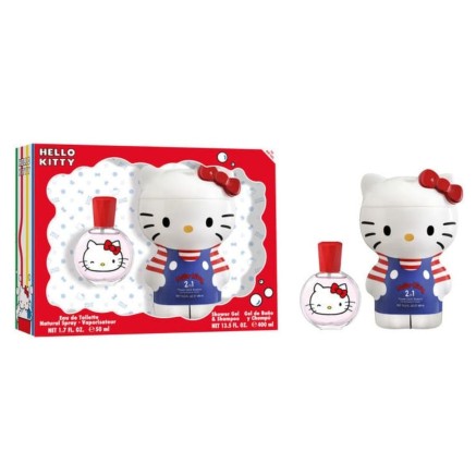 Neceser de Viaje Hello Kitty Hello Kitty Set Colonia Gel Ducha Lote 2