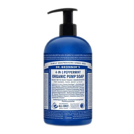 Jabón de Manos Dr Bronner's 4 in 1 Peppermint 710 ml