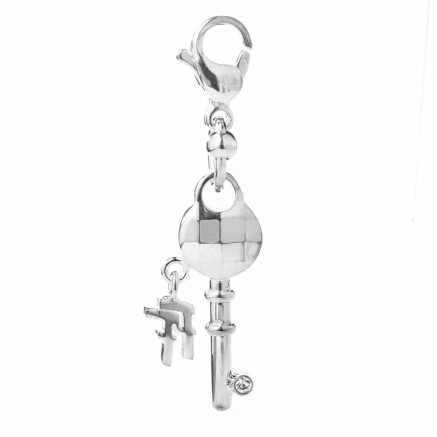 Sieraad Dames Folli Follie 3P1F003C Grijs 3 cm