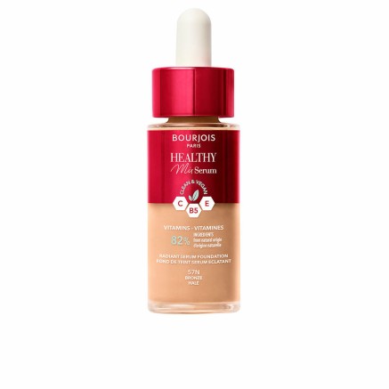 Vloeibare Foundation Bourjois Healthy Mix Serum Nº 57N Bronze 30 ml