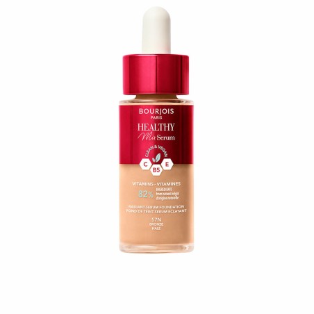 Vloeibare Foundation Bourjois Healthy Mix Serum Nº 57N Bronze 30 ml