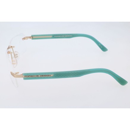 Men' Spectacle frame Porsche Design P8233-E Golden ø 60 mm 2