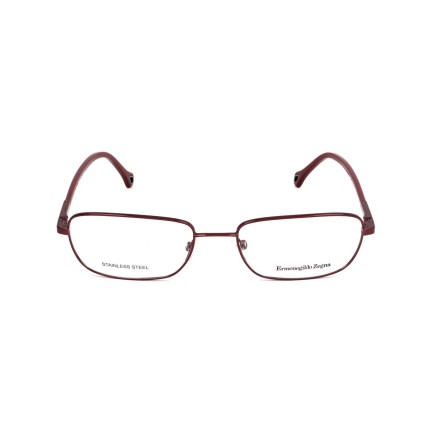 Monture de Lunettes Unisexe Ermenegildo Zegna VZ3186-0SBY Rouge Ø 53
