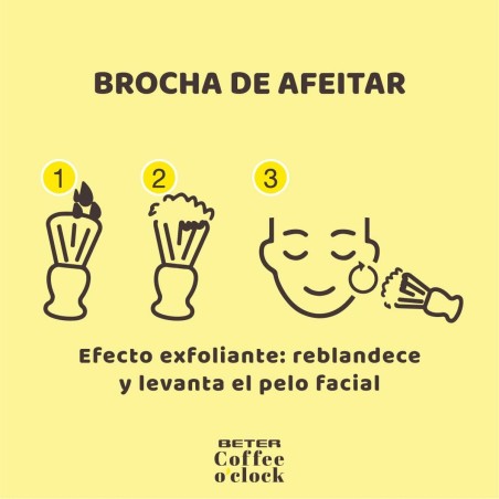 Pennello da Barba Beter Coffee O'clock (1 Unità)