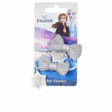 Haargummis Inca Elásticos Lazo Disney 2 Stück Blau Silberfarben Schl