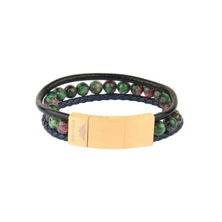 Men's Bracelet Police PJ26552BLK.02 Stainless steel 45 cm 21,5 cm 2