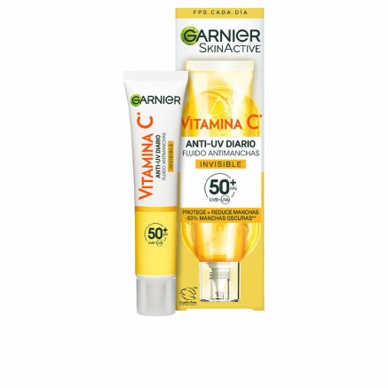Vochtinbrengende Vloeistof Garnier Vitamin C - Invisible Anti-vlek 40