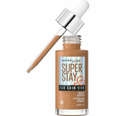 Vloeibare Foundation Maybelline Super Stay Skin Tint Vitamine C Nº 60