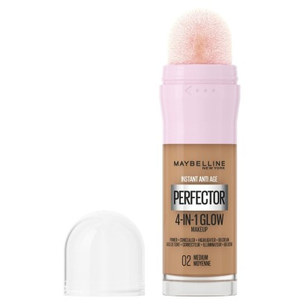 Base de Maquillaje Fluida Maybelline Instant Age Perfector Glow Nº 02 2