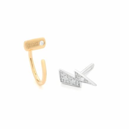 Oorbellen Dames Secrecy E8214CDAWW900 Sterling zilver 1,5 cm