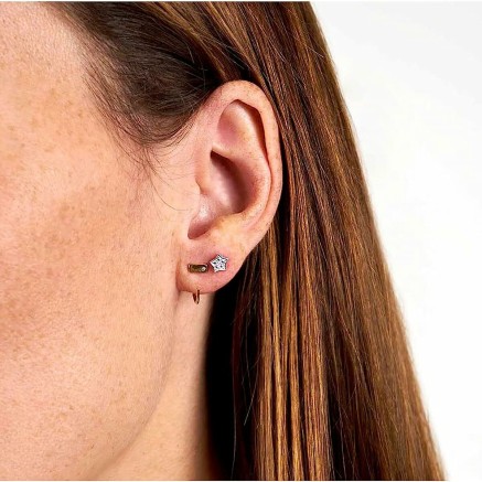 Pendientes Mujer Secrecy Plata de ley 1,5 cm 2