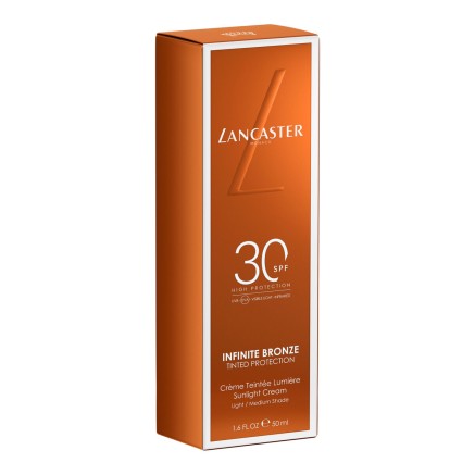 Sonnenschutzcreme für das Gesicht Lancaster Infinite Bronze Klar Spf 2
