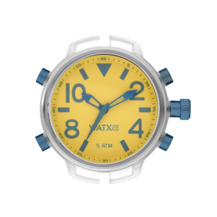 Orologio Unisex Watx & Colors RWA3747 Giallo (Ø 49 mm)