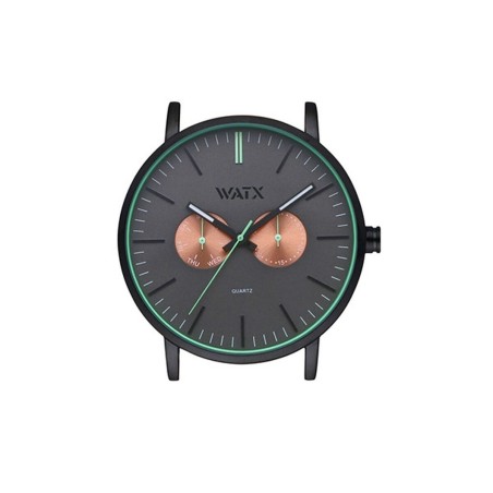 Orologio Unisex Watx & Colors WXCA2723 Nero Grigio (Ø 44 mm)