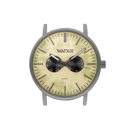 Reloj Unisex Watx & Colors WXCA2724 Amarillo Gris (Ø 44 mm)