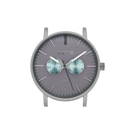 Reloj Unisex Watx & Colors WXCA2734 Gris Plateado (Ø 44 mm)