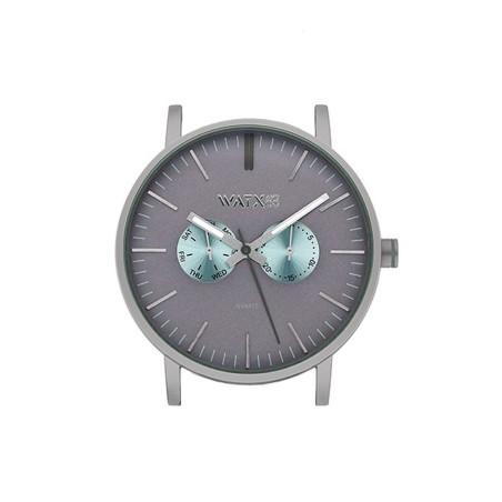 Reloj Unisex Watx & Colors WXCA2734 Gris Plateado (Ø 44 mm)