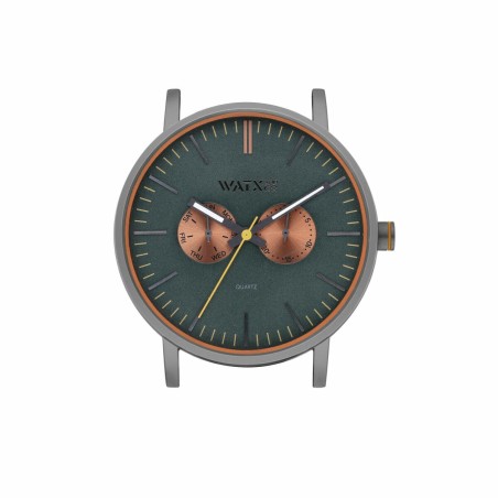 Horloge Uniseks Watx & Colors WXCA2741 Groen Grijs (Ø 44 mm)