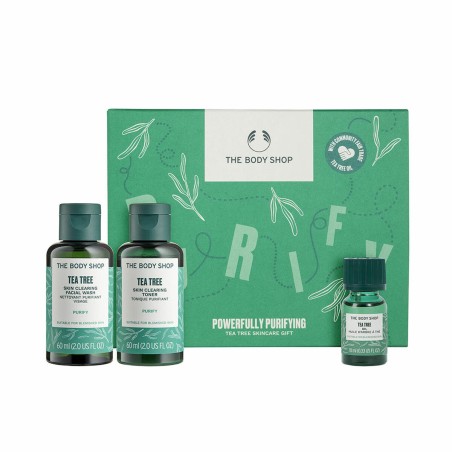 Kosmetik-Set The Body Shop Powerfull y Purifying 3 Stücke Teebaum