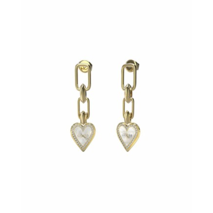 Oorbellen Dames Guess JUBE03236JWYGRHT-U Roestvrij staal 2 cm