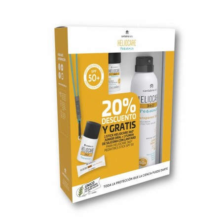 Gezichtszonnecrème Heliocare Pediatrics Lote 4 Onderdelen