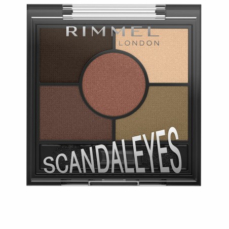 Palette mit Lidschatten Rimmel London Scandaleyes Nº 002 Brixton brow