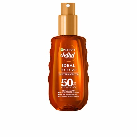 Sonnenöl Garnier Delial Ideal Bronze Spf 50 150 ml Bräunungsmittel S