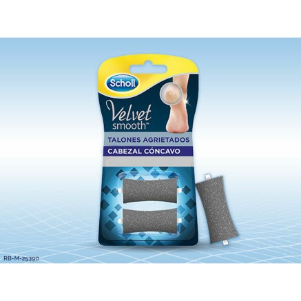 Voetscrub Scholl Velvet Smooth (2 Stuks) 2